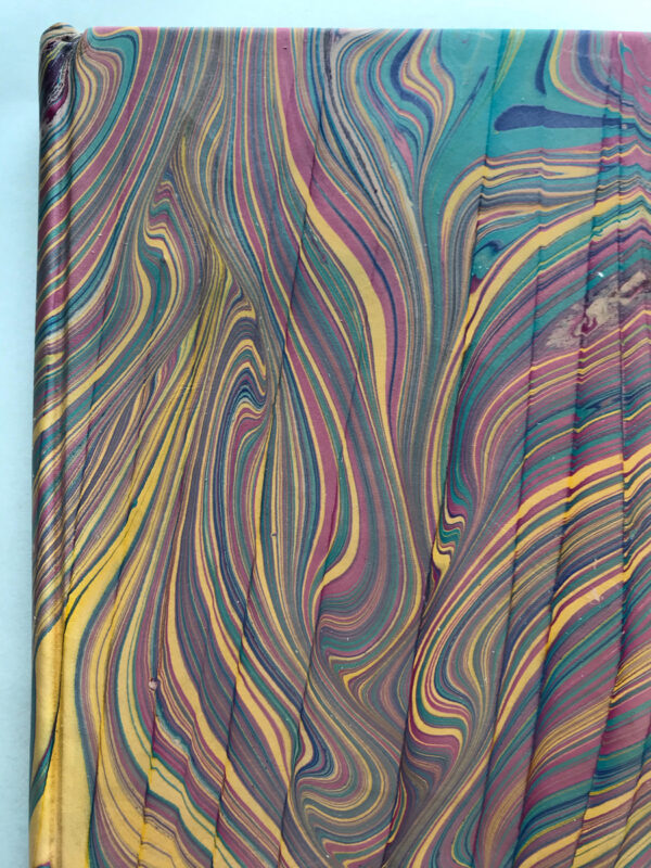 Unique marbled leather journal - Image 3