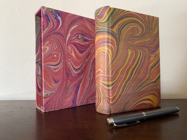 Small Chunkey Marbled Leather Sketchbook - Image 4