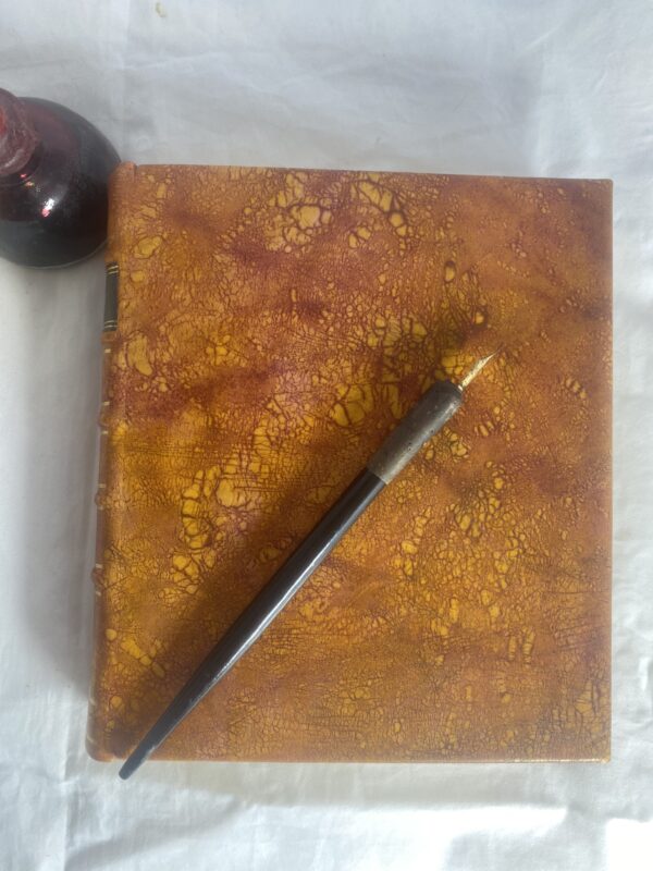 Distinctive Craquelle Dyed Leather Journal Notebook - Image 5