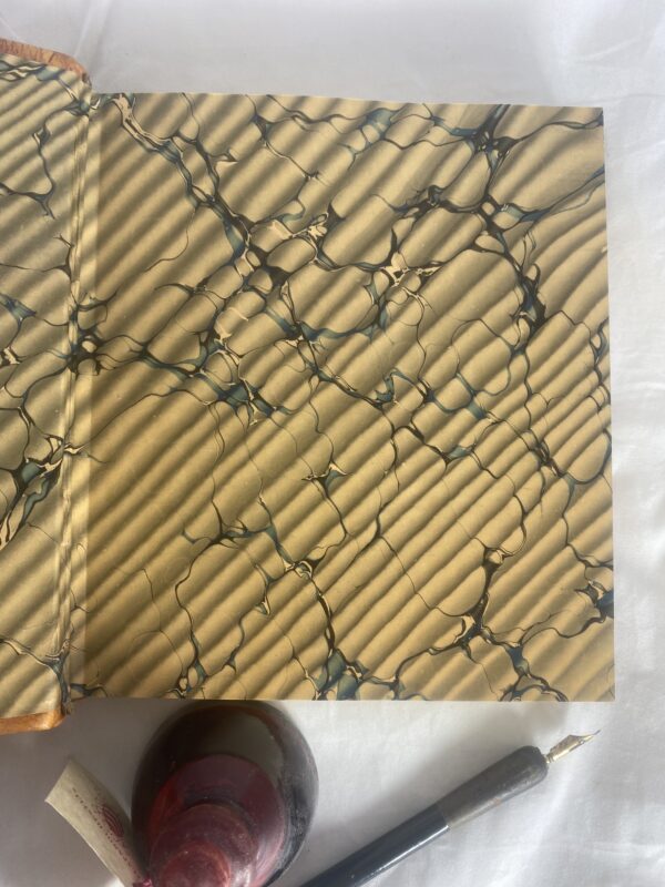 Distinctive Craquelle Dyed Leather Journal Notebook - Image 4