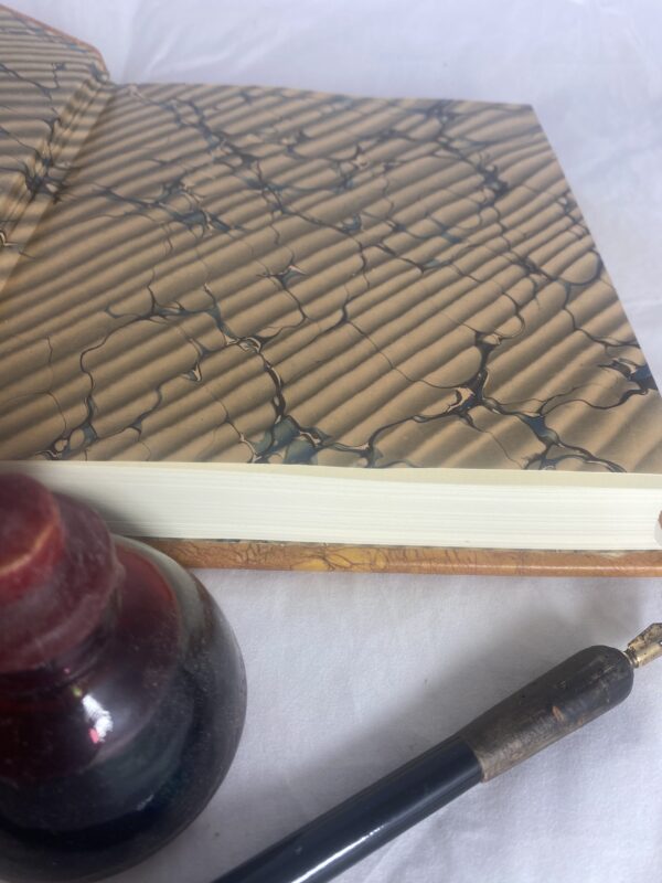 Distinctive Craquelle Dyed Leather Journal Notebook - Image 3