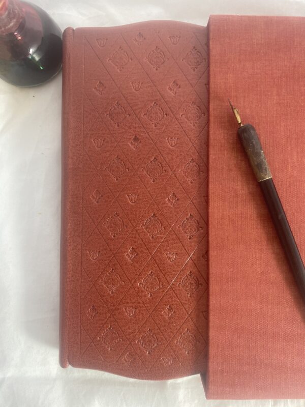 Wavy Edged Tooled Leather Notebook Journal Sketch Pad - Image 7