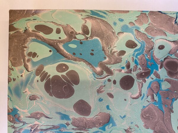 'Moss' Marbled Leather Journal Notebook - Image 6