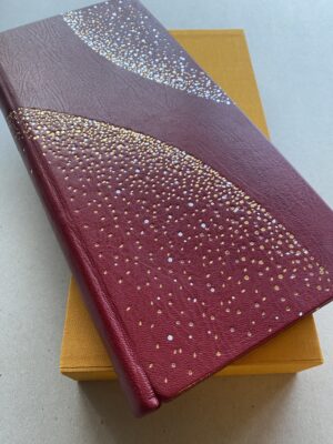Stardust Crimson Leather Journal Sketch Note book