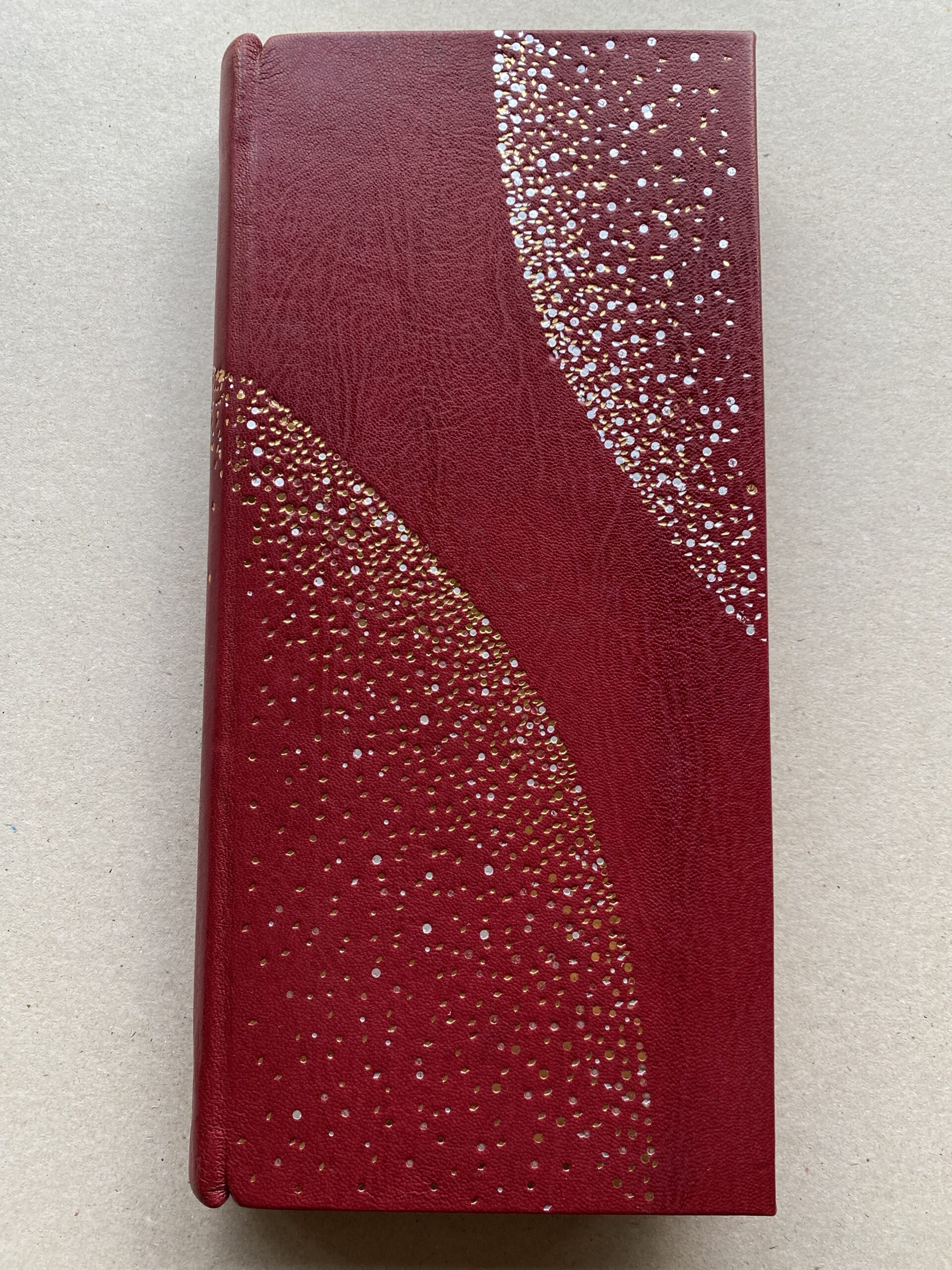 Stardust Crimson Leather Journal Sketch Note book - Image 7