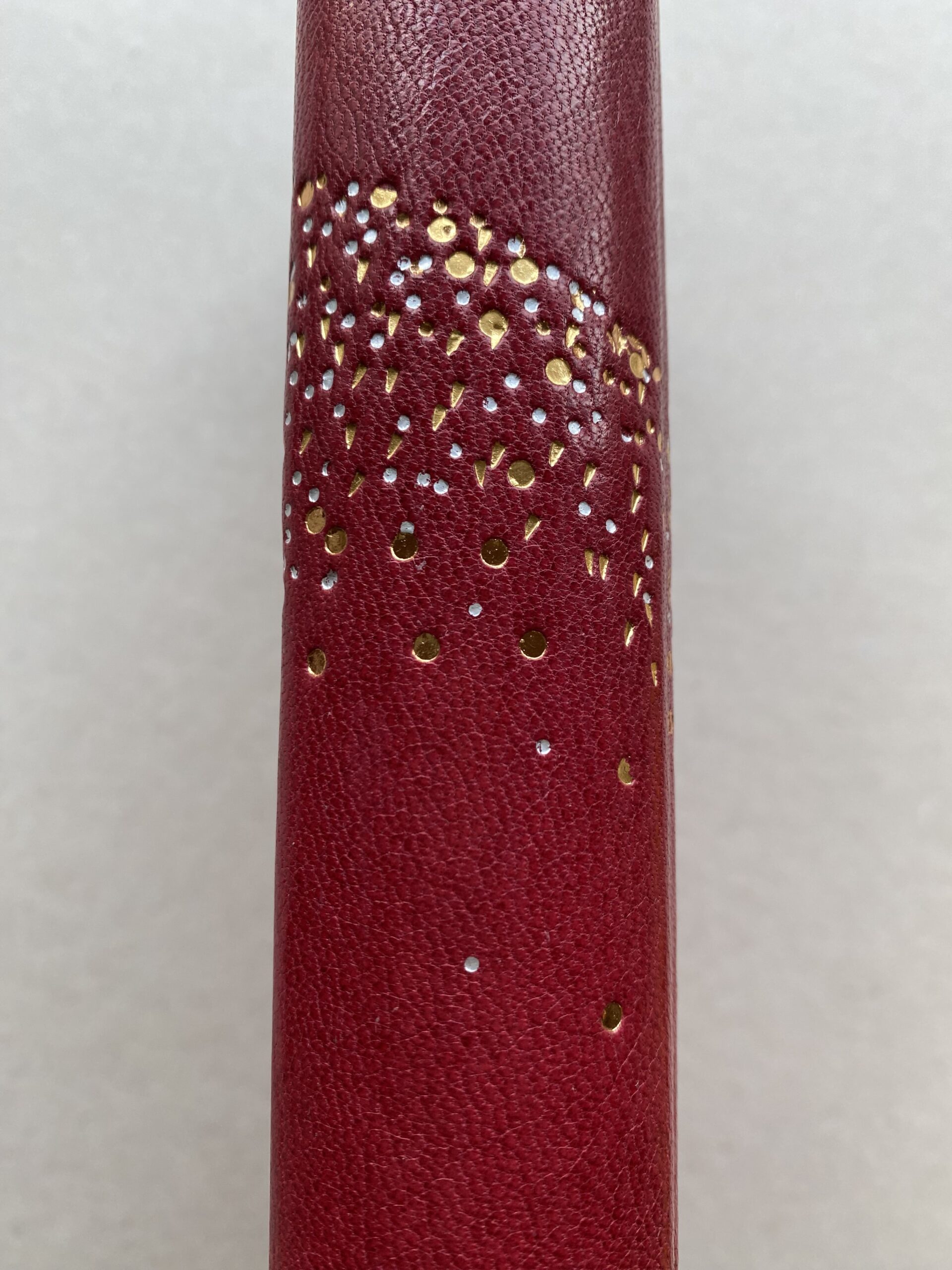 Stardust Crimson Leather Journal Sketch Note book - Image 6