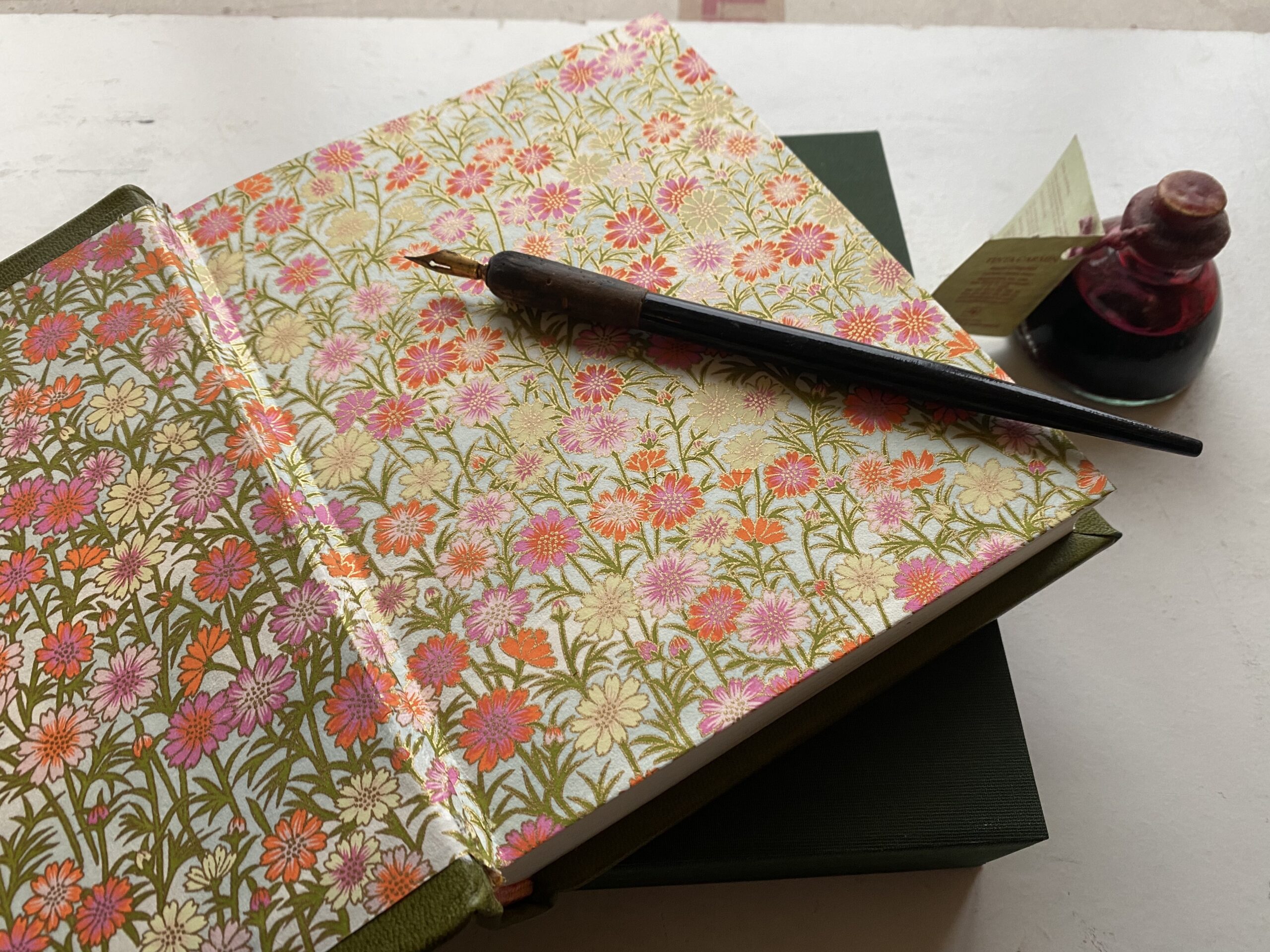 Leather Bound Journal in Spring Green - Image 6