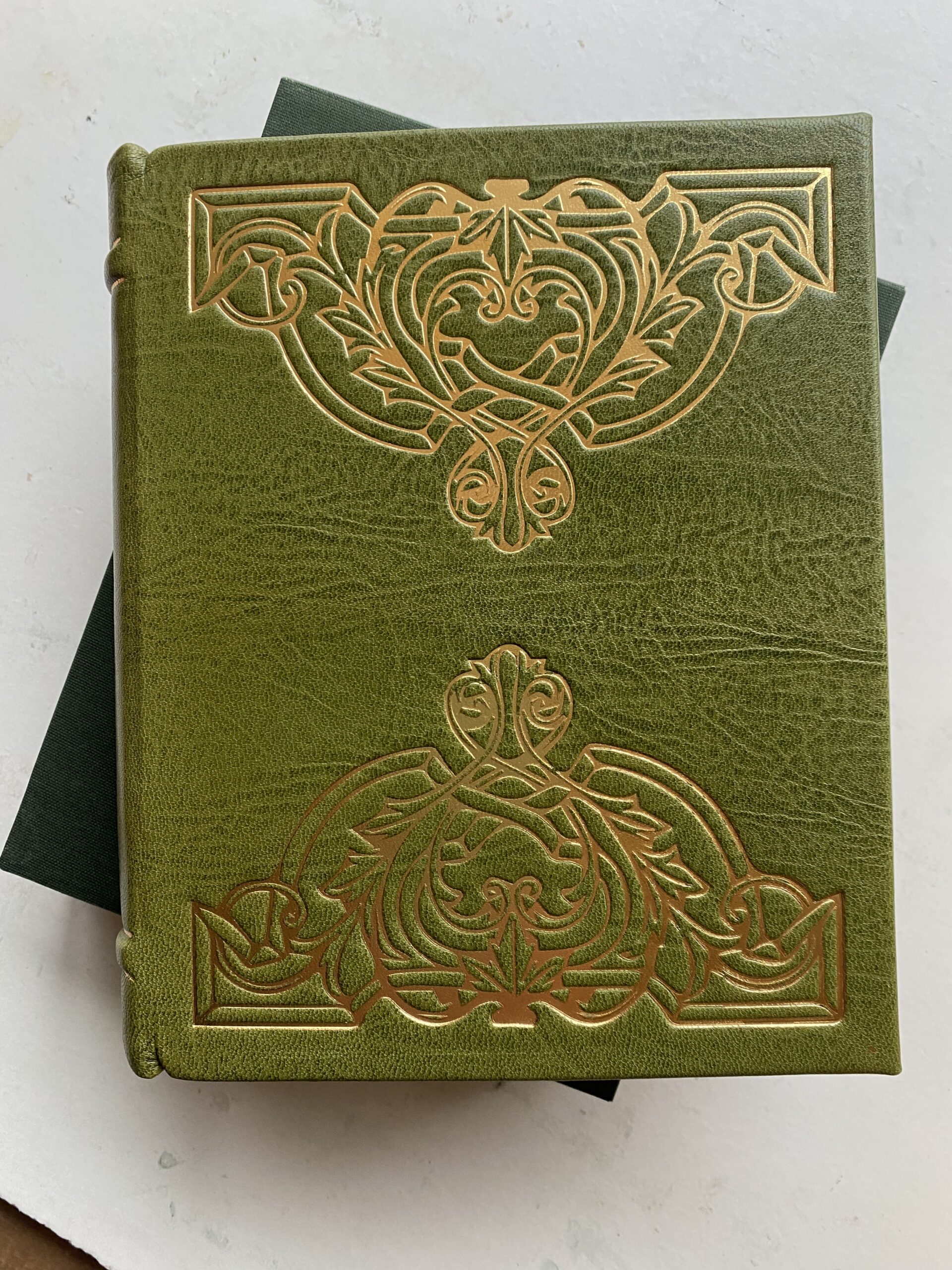 Leather Bound Journal in Spring Green - Image 4